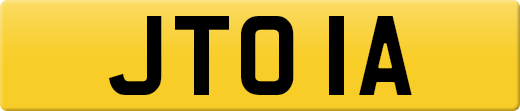 JTO 1A private number plate